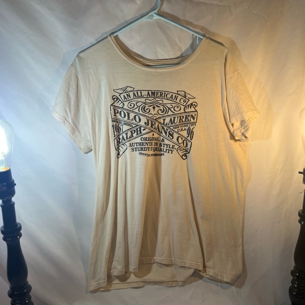 Cream Graphic Tee - Picture 1 of 3